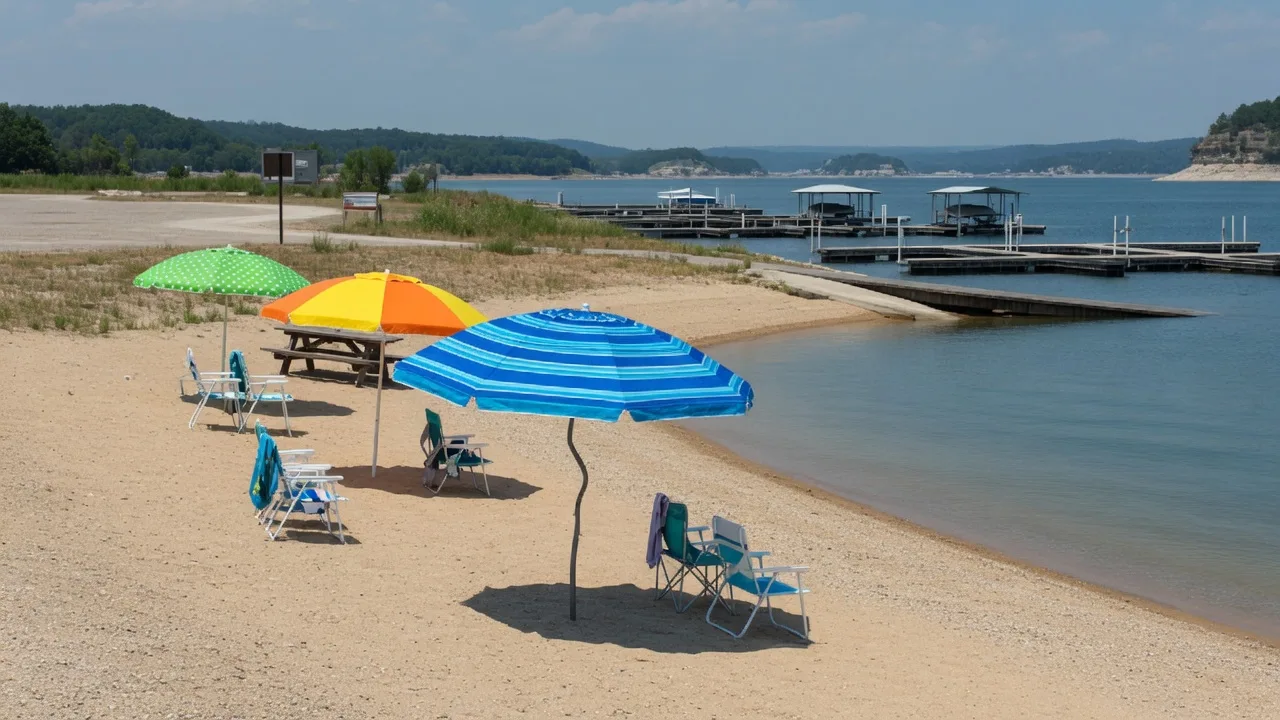76 Falls (Seventy Six Falls) — Lake Cumberland near Monticello KY for cabin week swimming and boat access