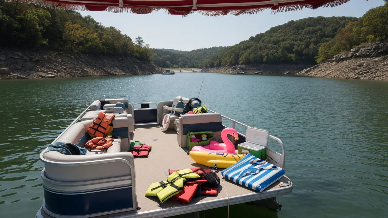 Lake day classics — Lake Cumberland near Monticello KY for cabin week swimming and boat access