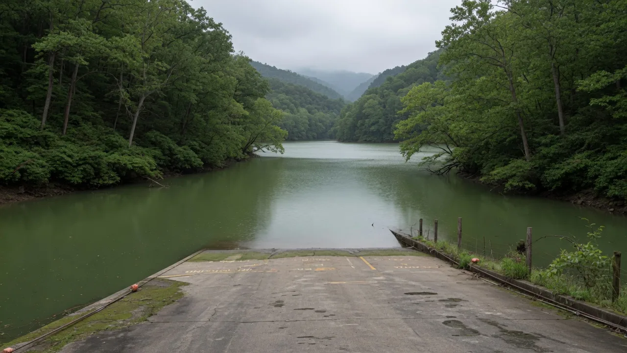 Lynch Ford backroad put-in — Lake Cumberland near Monticello KY for cabin week swimming and boat access