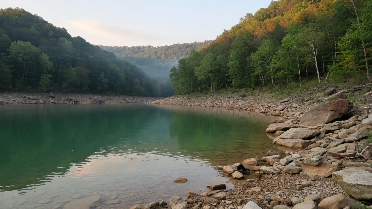 Family swim circuit (named spots) — Lake Cumberland near Monticello KY for cabin week swimming and boat access